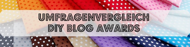 UmfragenVergleich DIY Blog Awards